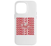 Chinga La Migra Bold Cultural Expression Statement Tees Carcasa para iPhone 14 Pro Max