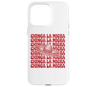 Chinga La Migra Bold Cultural Expression Statement Tees Carcasa para iPhone 15 Pro Max