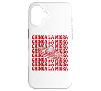 Chinga La Migra Bold Cultural Expression Statement Tees Carcasa para iPhone 16