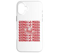 Chinga La Migra Bold Cultural Expression Statement Tees Carcasa para iPhone 16 Plus