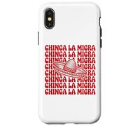 Chinga La Migra Bold Cultural Expression Statement Tees Carcasa para iPhone X/XS