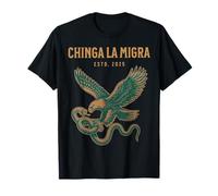 Chinga La Migra Pro Inmigración Fascismo Derechos Humanos Camiseta