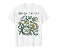 Chinga La Migra Pro Inmigración Fascismo Derechos Humanos Camiseta