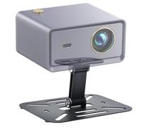 Chingcoo Soporte Proyector Multifunción - para Montaje en Techo, Pared y Escritorio, con Roscas de 1/4 de Pulgada, Inclinable 80° y Plegable - para Cine en Casa, Sala de Juegos y Oficina, Negro