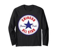 Chingon All Star Mexican Pride Brown Pride Chicano Latino Manga Larga