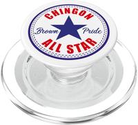 Chingon All Star Mexican Pride Brown Pride Chicano Latino PopSockets PopGrip para MagSafe