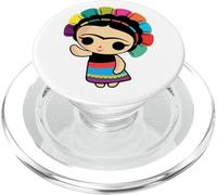 Chingona Cabrona Muñeca María de Trapo Otomí Mexicana Latinx PopSockets PopGrip para MagSafe