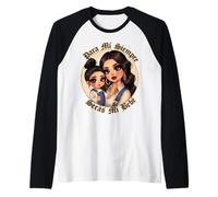 Chingona Como mi Madre La Mama Mera Mera Spanish Mom Latina Camiseta Manga Raglan