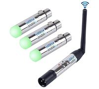 CHINLY 4pcs DMX512 2,4G ISM Transmisor/Receptor XLR Inalámbrico Macho/Hembra Control De Luz LED Versión Corta Para DJ LED Stage Bar Party Light
