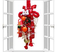 Chino - 2026 Gran DIY con Flecos Festivos | Decoración Colgante para Año Nuevo | para de inauguración de la Cremallera Marco de la Puerta Sala de Estar Pared