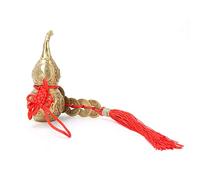 Chino Feng Shui Wu Lou Feng Shui Wu Lou 11×10×4 Calabaza de latón puro Wu Lou Cucurbit decoración del hogar de la suerte y el tesoro