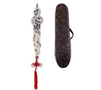 Chino Hecho A Mano Hulusi Cucurbit Flauta Instrumentos Musicales Étnicos Clave De C/Bb Con Estuche Boquilla De Repuesto, Instrumento De Viento Natural for Principiantes Niños Adultos (Color : Blue_C