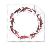 Chino rojo carpa pescado Animal gafas paño de limpieza paño limpiador de regalo teléfono Protector de 5 unidades