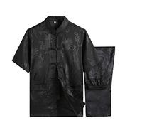 Chino Ropa Traje Tang - Tradicional China Artes Marciales Kung Fu Tai Chi Manga Larga/Manga Corta Traje Suits para Hombres