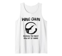 Chino Wing Chun Artes Marciales Kung Fu Fighter Camiseta sin Mangas