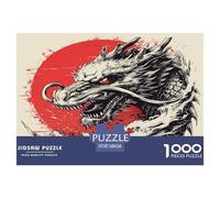 Chinois Loong Puzzle Regalo Creativo Decoración del Hogar 1000 Piezas Criatura fantasía Rompecabezas Familiar Juego De Habilidad para Adultos 38x26cm/1000pcs