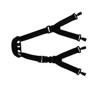 Chinstrap - Cinturón ajustable para la barbilla con sombrero duro, con copa de barbilla, para sombreros, cable extraíble para la construcción de softbol, Hockey Fire Safety