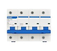 Interruptor magnetotérmico 4 polos, 80 A, 10 kA, curva C, 108 mm, CHINT - 15809