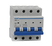 Chint Interruptores magnetotérmicos Serie NB1-63 Curva C, cód. 180417 (cuadripolar 4 módulos 4P, 400 Vac-50 A)
