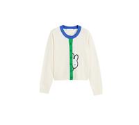 Chinti & Parker Cárdigan 'Miffy P rema / azul / verde / negro S crema / azul / verde / negro