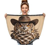 Chintiz Ropa interior divertida para mujeres y hombres, diseño de búho cornudo occidental, novedad, gigantes, para abuela, Navidad, novia, boda, regalos de broma