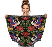 Chintiz Ropa interior divertida para mujeres y hombres, grulla roja, peonía, floral, novedad, gigante, abuelita, Navidad, novia, boda, regalos de broma