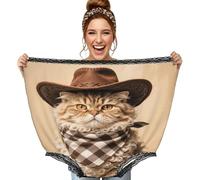 Chintiz Ropa interior divertida para mujeres y hombres, sombrero de vaquero Selkirk Rex, novedad, bragas gigantes para abuelas, regalos de Navidad, novia, boda, broma