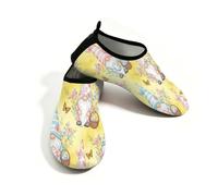 Chintiz Zapatos acuáticos para mujeres y hombres, gnomo de Pascua amarillo, antideslizantes, de secado rápido, suaves, para verano, playa, piscina, surf, yoga, ejercicio, Gnomo amarillo de Pascua, 36