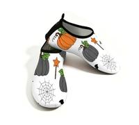 Chintiz Zapatos acuáticos para mujeres y hombres, Halloween, gnomo, calabaza, antideslizantes, de secado rápido, suaves, para verano, playa, piscina, surf, yoga, ejercicio, Calabaza gnomo de Halloween