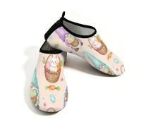 Chintiz Zapatos de agua para mujeres y hombres, bonitos gnomos de Pascua, antideslizantes, de secado rápido, suaves, para verano, playa, piscina, surf, yoga, ejercicio, Bonito gnomo de Pascua, 36/37
