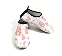 Chintiz Zapatos de agua para mujeres y hombres, gnomo del día de San Valentín, antideslizantes, de secado rápido, suaves, para verano, playa, piscina, surf, yoga, ejercicio, Gnomo de San Valentín, 36