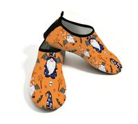 Chintiz Zapatos de agua para mujeres y hombres, Halloween, calabaza, gnomo, antideslizantes, de secado rápido, suaves, para verano, playa, piscina, surf, yoga, ejercicio, Gnomo de calabaza de