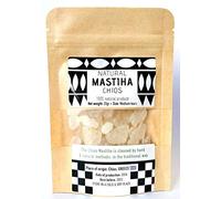 Chios Mastiha Tears Gum Greek - Paquetes de masilla 100% natural de cultivadores de masilla (20 g de lágrimas medianas)