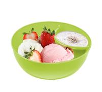 Chip and Dip Bowls - Stackable Serving Dishes with Built-In Compartments for Snacks, Appetizers, and Sauces, Perfect for Entertaining| Anti-Soggy Divided Plate with Dipping Section for Crackers Bread