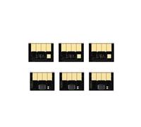 Chip de Cartucho Adaptado para HP DesignJet T920 | Impresora T930 T1500 T1530 T2500 T2530 HP727 (PBK CMY GY MBK)(300ML-PBK)