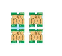 Chip de Cartucho de Tinta T41F5 Apto for Epson SC T3400 SC-T3400 | T41F2 T41F3 T41F4 apto for chips SC-T3400N T5400 SC-T5400M de una sola vez(Yellow)