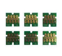 Chip de Cartucho de Tinta T7251 T7252 T7253 T7254 T725A Compatible with SureColor F2000 SC-F2100 SC-2160 de Un Solo Uso