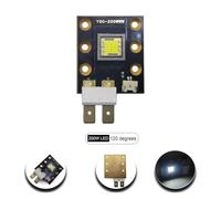 Chip de luz LED de Escenario de Alta Potencia, 200 W, 12 A, CC 12-16 V, Blanco frío, 7000-8000 K, Alta luminosidad, Compatible con proyectores de Cabeza móvil.(200W x 5pcs)