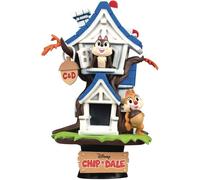 Chip e Chop Disney Figura Casa sull'Albero Diorama 16 cm Beast Kingdom