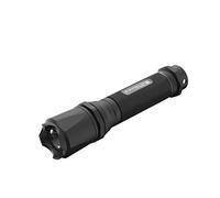 CHIP-FIRE TX2000R - Linterna LED recargable (14500, 400 lúmenes, alcance de 185 m, 15 horas de duración, incluye funda para cinturón), correa de mano