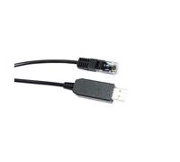 Chip FT232RL, convertidor USB a RJ45 RS485, Cable DE COMUNICACIÓN DE Host Serial for inversor Solar MPPT híbrido DEYE Sun, BMS a PC(1.8m,Black USB Case)