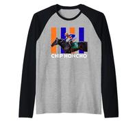 Chip Honcho Horse, Carreras de Caballos, Santa Anita, del Mar, Caballo Camiseta Manga Raglan