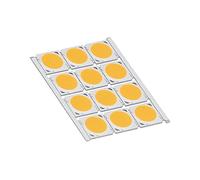 Chip LED COB de 12W 36-41V 1080LM Emisor de Luz Redondo de Alta Potencia con Sustrato de Aluminio Luminiscencia de una Cara para Lámpara de Bricolaje Foco Downlight (Luz cálida)