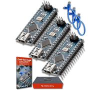 Chip Nano V3.0 CH240 soldado con cable USB de AZDelivery. Compatible con el chip Nano V3 Arduino 3x Nano V3 mit Kabel