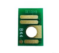 Chip para impresora DE100 y ampliador de color seco DE100-XD con identificación clara del modelo y programa de conteo integrado para continuidad de impresión (amarillo)