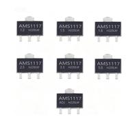 Chip regulador de voltaje LDO, serie SOT-89, AMS1117, 1,2 V, 1,5 V, 1,8 V, 2,5 V, 3,3 V, 5,0 V ADJ(AMS1117 2.5V)