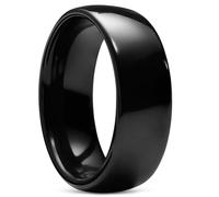 Chip T5577 RFID 125khz Smart Ring regrabable Full Ceramic para clone TK4100/EM4100 Control de acceso y tarjetas de entrada para hombres y mujeres, negro (negro, US #11)