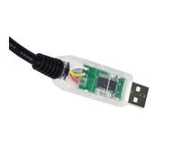 Chip USB KE RJ45 Enchufe RS485 Kabel Komunikasi Serial Baterai Energi Surya BMS KE PC(5M,CN_Transparent USB Case)