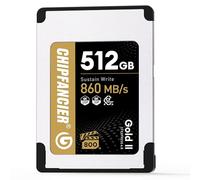 CHIPFANCIER Gold II - Tarjeta CFexpress 4.0 tipo A de 512 GB VPG800 certificada de lectura sostenida de 1780 MB/s y escritura de 860 MB/s para fotógrafos y videógrafos - Sony Alpha FX RAW 8K/12K Video
