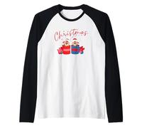 Chip'n'Dale Navidad Surprise Camiseta Manga Raglan